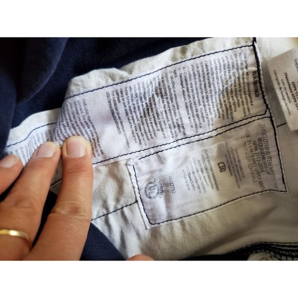 Carhartt FR Men's 44 x 30 Flame Resistant Blue Canvas Pants Loose - Picture 8 of 10